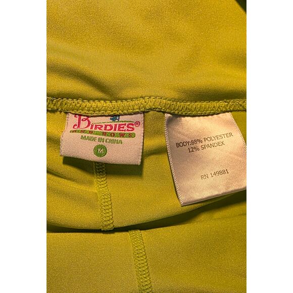 Ladies BIRDIES AND BOWS Blue & Lime Green Golf Tennis‎ Knit Skort size M - Picture 4 of 6